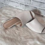 Kelly & Katie  Cream Mules with Quilted Design size 10 open toe casual‎ or formal Photo 2