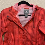 White Sierra Pink Packable Rain Coat sz M hiking climbing outdoor camping Photo 2