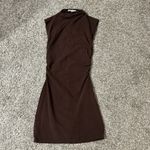 Reformation Alden Bodycon Mini Brown Dress Size XS Photo 6