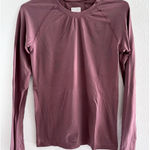 Athleta  Momentum Top Womens Small Purple‎ Long Sleeve Active Gym Workout Sporty Photo 0