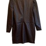 Betsey Johnson | Hook Front Faux Leather Mini Dress | size 12 Photo 9