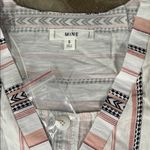 Anthropologie White Salmon Pink mine for Sleeveless V-Neck Blouse boho layer nwt Photo 1