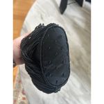 Vintage Black Draped Beaded Minaudière Mini Bag Photo 3