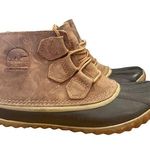 Sorel Women's Out n About Duck Boots sz 6 Leather Waterproof Boots Photo 0