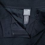 Lilith France Black Textured Dot Straight Leg Dress Pants Women's Medium Photo 3