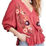 Free People Embroidered Top Photo 1
