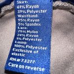 Apt. 9  Grey Sheer Gauze Lace Trim Pull On Skirt Size Large Photo 7