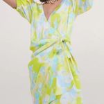 Suboo satin wrap yellow dress size Xs nwt Photo 2