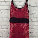 Athleta Kindred Cami Tank Dress Shelf Bra Adjustable Straps Stretch Maroon M Photo 0