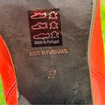 Free People Grayson Vibrant Red Heeled Nnee- High Boots Size 37 or 6.5-7 Photo 5