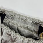 Lily Y2K Satin Studded Drawstring Hobo Shoulder Bag Sage Green Silver Gold Photo 6