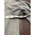 Blu Pepper  Women's Gray Ribbed Knit‎ Cardigan Long Sleeve Pockets Size M Photo 13