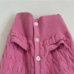 Ralph Lauren  Short Sleeve Cardigan in Ribbon Pink Photo 2