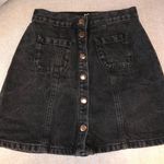 BDG Black Denim Skirt Photo 0