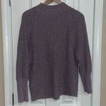 Chico's Marled Purple Mock-Neck Dolman Sleeve Pullover Sweater Ladies Size 1 Photo 4