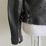 IRO  MEMPHIS women’s  small Black Lamb Leather Biker Jacket $1800 Photo 9