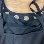 Aqua Green  Women's Black Adjustable Strap Tankini Top - Size Small - NWT Photo 4