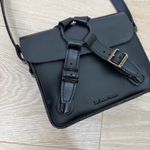 Dr. Martens  Black Buckle 7 Inch Leather Satchel Photo 6