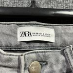 ZARA Jeans Womens 6 Gray Denim Medium Wash Cotton Mid Rise Skinny Leg Streetwear Photo 2