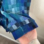 Dressed In Lala Cosmos Blue Plaid Grunge Goddess Oversized Wool Blend Shacket Size undefined Photo 6