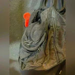 Disney Vintage  Mickey Mouse Black Red Duffel Bag Photo 5