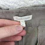 Eileen Fisher 100% Organic Linen Belted Trouser Pants Womens Small Beige Casual Photo 6