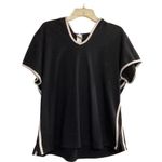 ACTIVE, Women’s Hooded Black Shirt, Sz 22 Photo 0