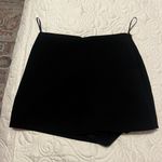ZARA Black Mini Envelope Skort Photo 0