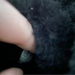 UGG  Bailey button over the knee black fur boots size 7 Photo 4