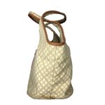 Kate Spade  New York Brown, Tan, and Red Canvas Tote Photo 4