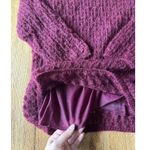 Valerie Stevens Vtg Wine Knitted Kid Mohair Sweater Size Large Photo 2
