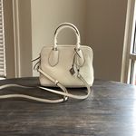 Tory Burch Off White Leather Mini Swing Satchel Photo 1