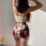 ZARA LAST ONEš„Bloggers Fav| NWT Patchwork Printed Pants Photo 4