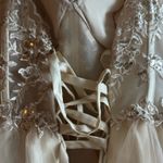 Windsor Cream Homecoming Dress  Gold sparkly sequin  Photo 2