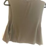 Mono B Olive Sleeveless Muscle Crop Top Size Medium Green Photo 3