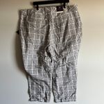Ava & Viv  Women's Plus Size Cream Plaid High Rise Tapered Pants - Size 22 - NWT Photo 9