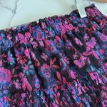 MISA Los Angeles Misa LA Floral Purple Mini Skirt Size Small Photo 3