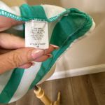 Splendid Teal and White Striped Tank Top Photo 4