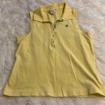 Lilly Pulitzer  Vintage Yellow Sleeveless Polo Tank size M length 22” bust 32” Photo 6