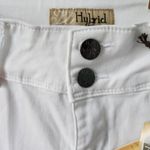 Hybrid And Company Women Size 5 Butt Lift V2 Super Comfy Stretch Denim Capri NEW White Photo 4