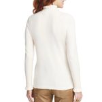 Chico's Ruffle Turtleneck Sweater in English Cream, Size 0(4-6/S) Photo 1