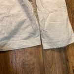 Banana Republic  Martin Fit Pants Size 14 Linen Cotton Womens Tan Tousers Dress Photo 7