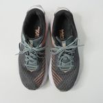 Hoka One One Rincon Womens 7.5 Gray Salmon Pink Chunky Lace Up Comfort SEE Photo 7