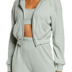 SKIMS Mineral Sage Green Hoodie and Jogger Set Photo 0