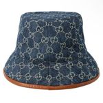 Gucci  GG Denim Canvas Bucket Hat size L Photo 0