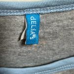 Delia's Delia’s Vintage Y2K Gray Jersey Accented Tank Top Size Large Photo 4
