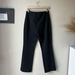 Meimeij Flared Split Hem Black Pull On Seamed Trouser‎ Pants Size 46 Size L Photo 7