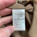 Staccato  Women's Tan‎ Leopard Print V Neck Button Front Mini Dress Size Large Photo 4