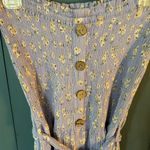 Ocean Drive  Purple / White Floral Jumpsuit, M Photo 1