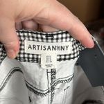 Artisan NY NWT  Black White Gingham Shorts Size 4 Photo 6